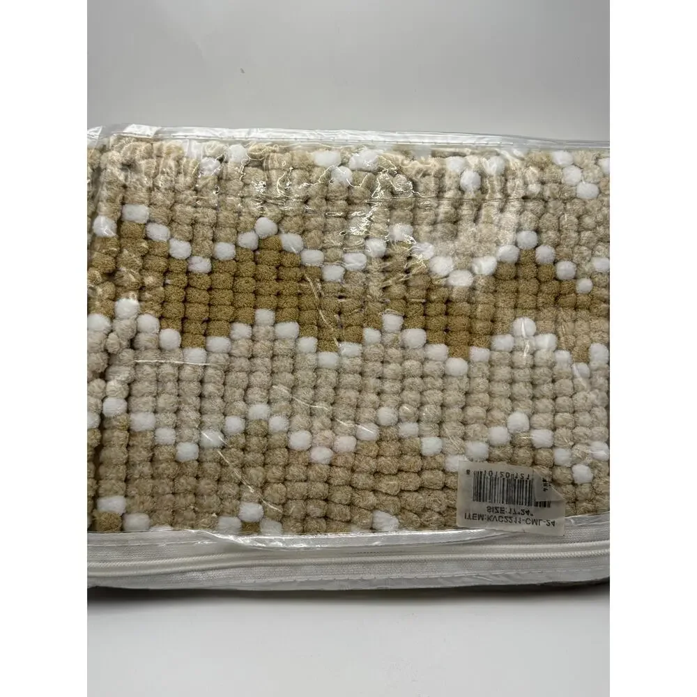 Kasentex Chenille Bath Rug Super Absorbent Non-Toxic Odorless Size 17